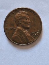 One cent Liberty 1968 D 