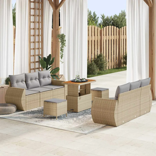 Set divano giardino - 9, pz
