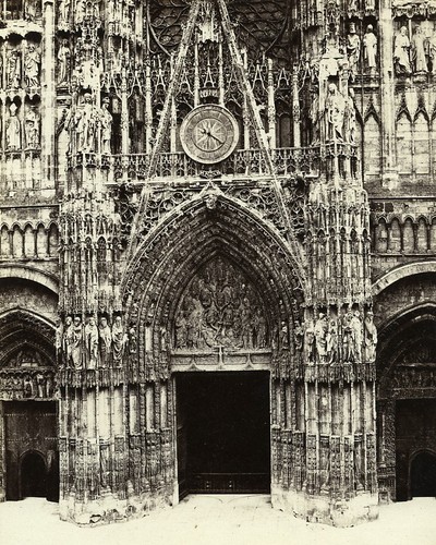 France rouen cathedral - cathedral, portal