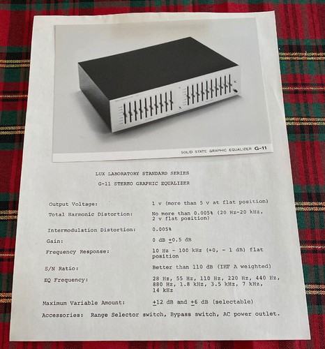 Lux luxman lab standard series - luxman,