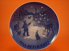 ROYAL COPENHAGEN BING&GRONDAHL PIATTO DI NATALE 2013 ORIGINALE PORCELLANA PRIMA 