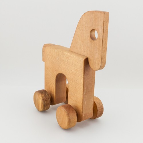Cavallo giocattolo legno - , ruote