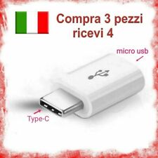 Adattatore Adapter da Micro USB a Tipo C Type C per Samsung Huawei Xiaomi usb 2