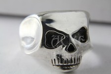 Anello teschio argento johnny - teschio,