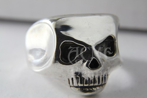 Anello teschio argento johnny - anello,
