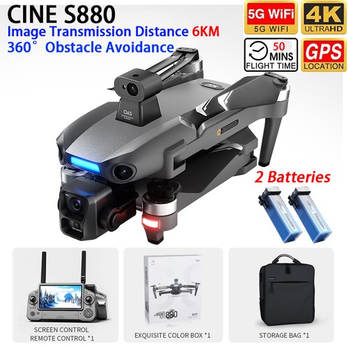 Cine s880 drone gps fpv - fpv, 6km