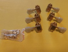 Set sintonizzatore meccanico Tokai Japan anni 80 3L/3R oro Kluson doppio anello