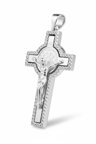 Pendente crocifisso argento - pendente,