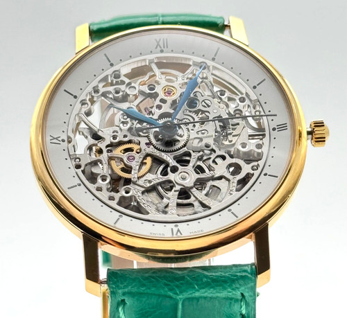 Orologio elegante scheletro