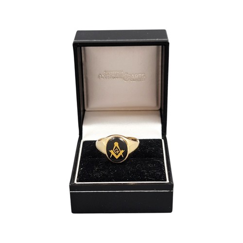 Anello sigillo massonico - anello, in