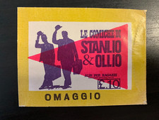 BUSTINA FIGURINE LE COMICHE DI STANLIO E OLLIO EDIZIONE EDISPORT PIENA SIGILLATA
