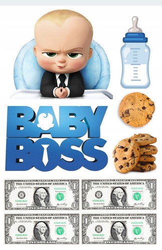 Baby boss topper per - baby, torta