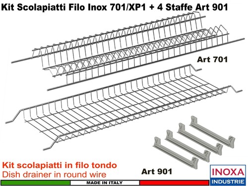 Kit scolapiatti 701 filo - kit, 701/80