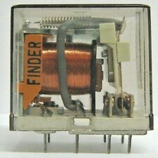 RELE' RELAY FINDER TYPE 55.12 24V DC 10A 250V-AC1 2,5KVA Max 8PIN (QTY: 5 PEZZI)