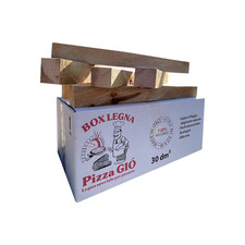 Box Legna PIZZA GIO' faggio italiano stagionato naturale selezionato 20 Kg 30dm³