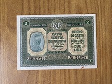 BANCONOTA BUONO CASSA VENETA
