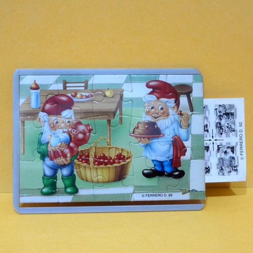 Kinder puzzle nani artigiani - puzzle,