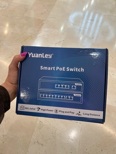 Yuanley switch poe porte - poe, 8