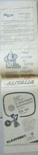 TELEVISORE BLAUPUNKT / ALITALIA - pubblicità-advertising - anno 1960 - N3