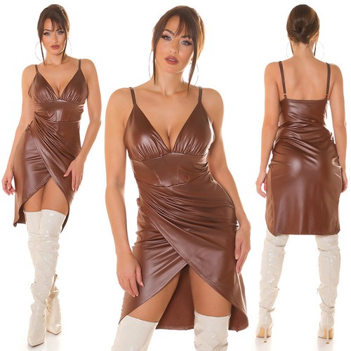 Sexy women asymmetrical faux - women,