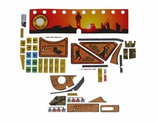 Set decalcomanie pinball stella Indiana Jones #802-5000-A4