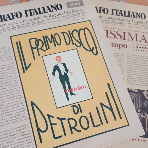 Lotto fonografo italiano - fonografo,