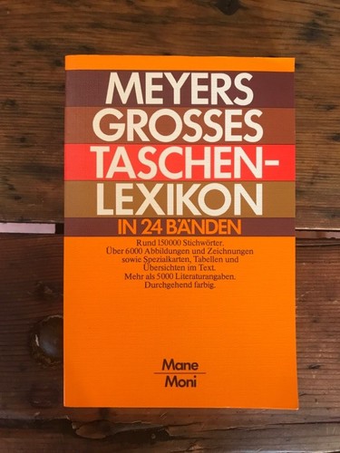 Meyer grosses taschenlexikon - grosses,