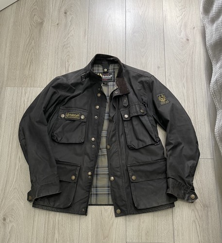 Giacca cerata media belstaff - media,