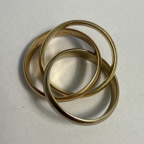 Bague alliances cartier en - 3,