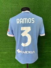 Maglia Lazio RAMOS Match Worn Vs Roma Unwashed Shirt Indossata Camiseta Trikot