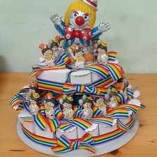 torta bomboniere pagliaccio ideale per battesimo xomunione compleanno decorata