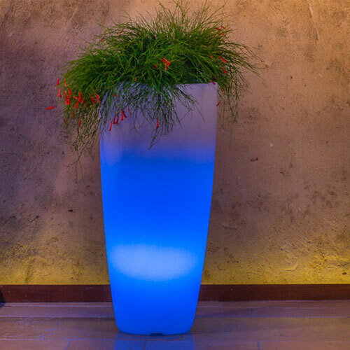 Vaso luminoso giardino vasi - luminoso,