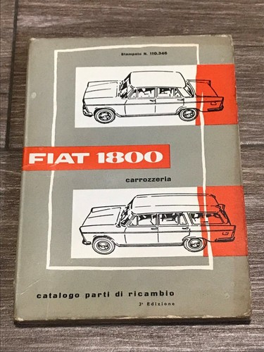 Fiat 1800 catalogo parti - catalogo,