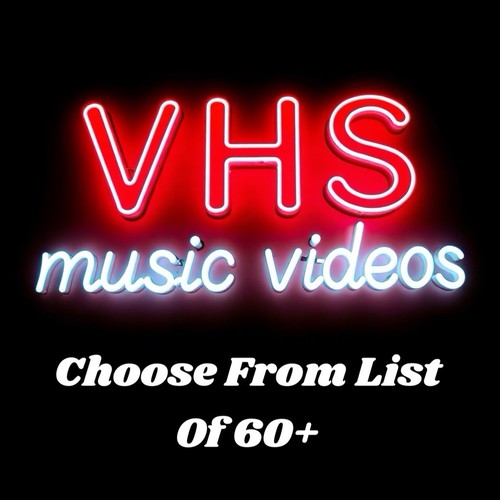 Vhs music video cassettes - vhs,