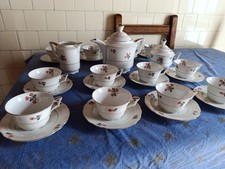 SERVIZIO VINTAGE DA TÈ THE PER 12 PERSONE - FINE PORCELLANA - BAVARIA
