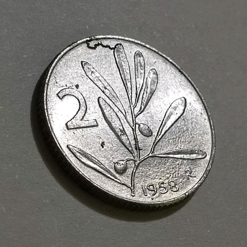 Lire 1958 olivo - 1958, repubblica