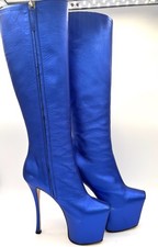 Giuseppe Zanotti Stivali Ultra Platform Blu Elettrico 35,5