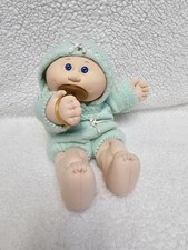 Vintage Cabbage Patch Kids Bean Butt Babies bambola BBB, ciuccio, vestito a maglia, HM4