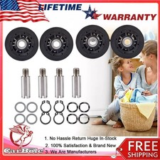 Kit 2 Ruote Rullo Asciugatrice Nero RB170002 per Speed Queen Parte Asciugatrice US Stock