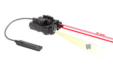 WADSN puntator ANPEQ DBAL-A2 Illuminator / Laser Module Red + IR polymer BLACK