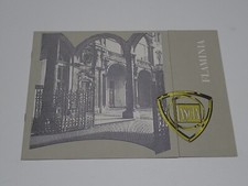 LANCIA FLAMINIA TOURING ZAGATO PININFARINA DEPLIANT BROCHURE PROSPEKT (A44)