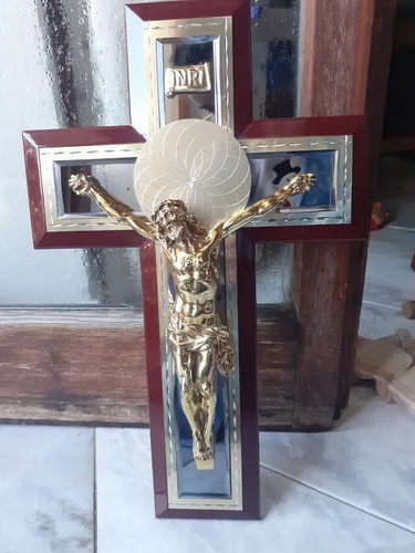 Crocifisso grande dorato - , da