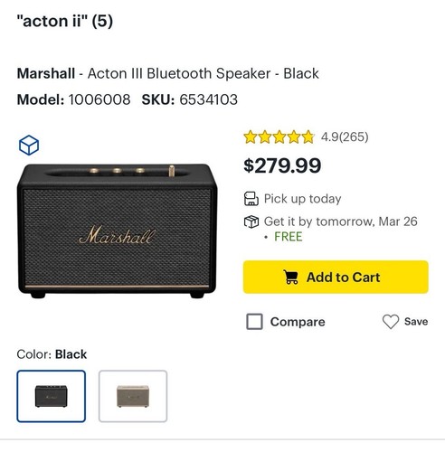 Marshall speaker - marshall,