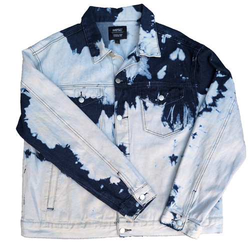 Giacca denim sbiancato - , uomo