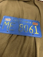 Targa blu da collezione