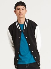 Felpa varsity jacket awdis - varsity,