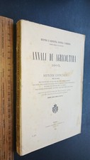Annali di Agricoltura 1905 Metodi ufficiali analisi uve mosti vini alcol aceto