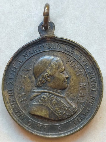 Medaglia pio papa re - pio, ix