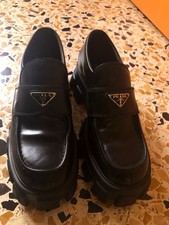 Prada Mocassini Chocolate Nero