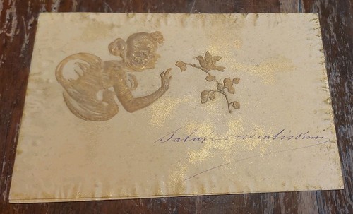 Cartolina epoca originale - d'epoca,